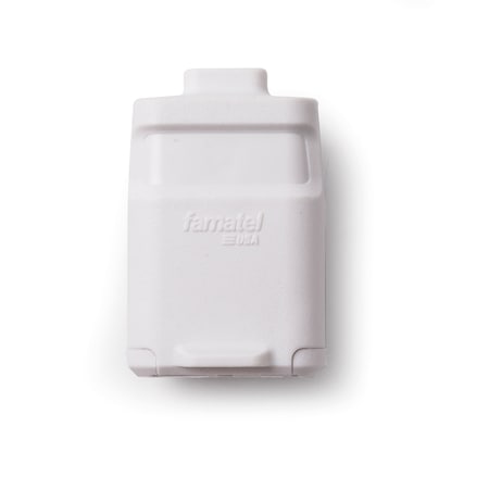 Easylife Tech Straight Blade Connector, 15 A, 125V AC, 2 Pole, 2 Wire, White 0-2001